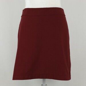 Kuhl Women's Small Dark Red Pull On Casual Knit Mini Skirt